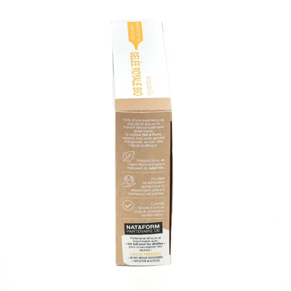 Nat et Form Gelée royale Bio ampoules