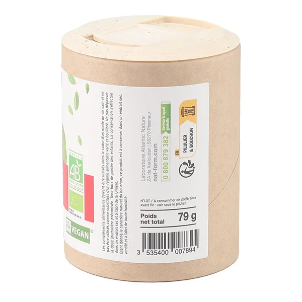 Nat et Form Ecoresponsable Ginkgo biloba Bio gélules