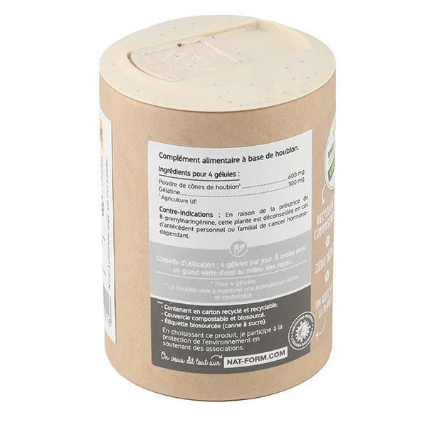 Nat et Form Ecoresponsable houblon gélules