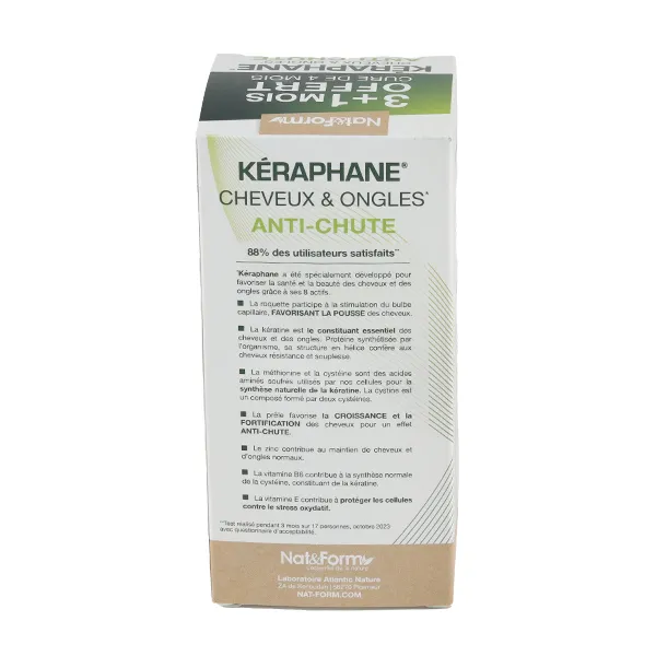 Nat et Form Kéraphane Antichute Cheveux ongles gélules
