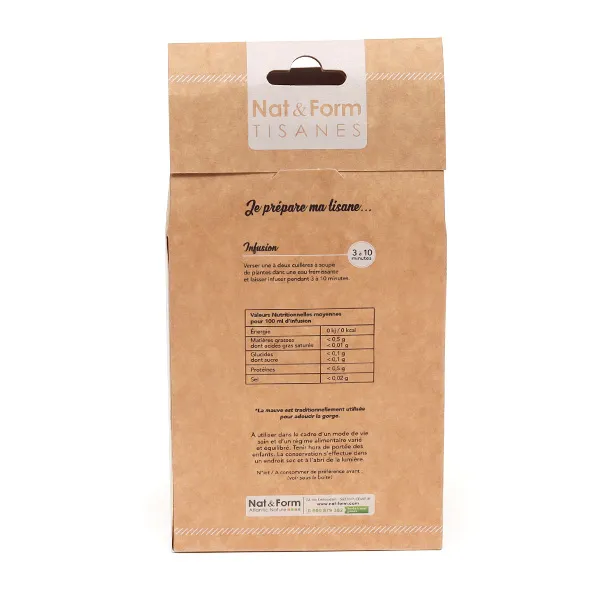 Nat et Form Tisane Mauve bio