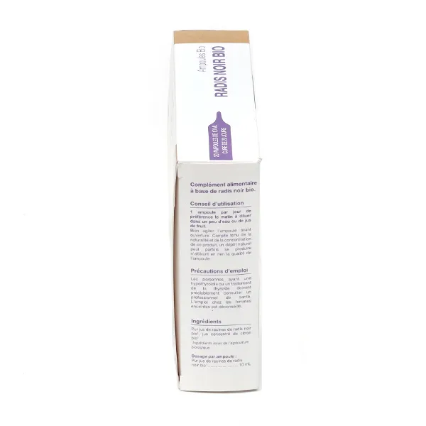 Nat et Form Radis noir Bio ampoules