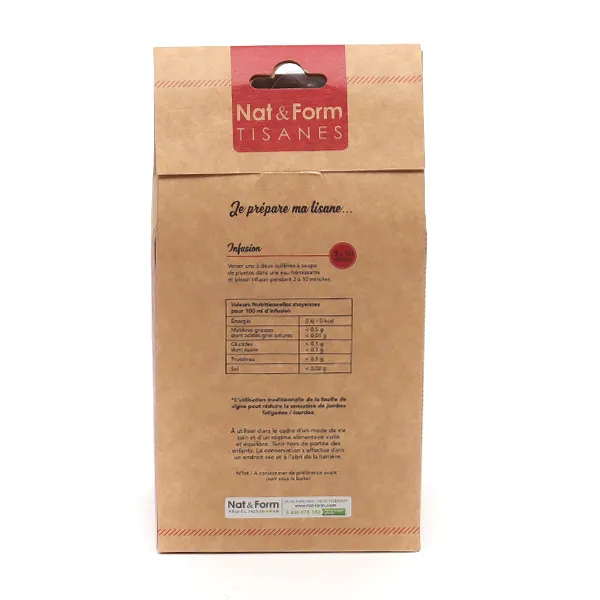 Nat et Form Tisane Vigne rouge Bio