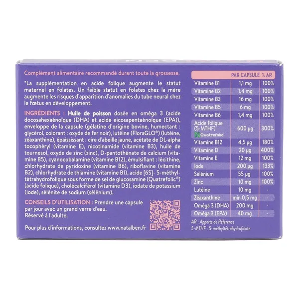 Natalben Grossesse capsules