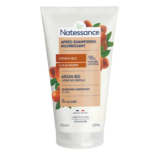 Natessance après-shampooing nourrissant Argan et kératine