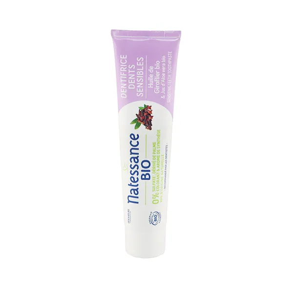Natessance dentifrice soin dents sensibles bio