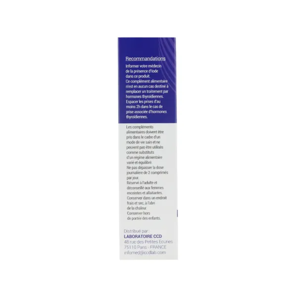 Nathyroïd iode comprimés