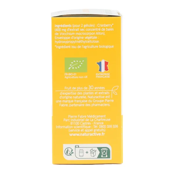 Naturactive cranberry gélules