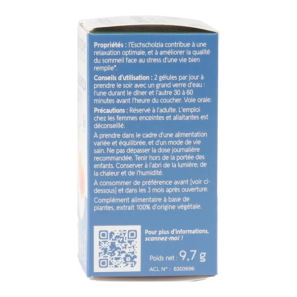 Naturactive Eschscholtzia Bio gélules