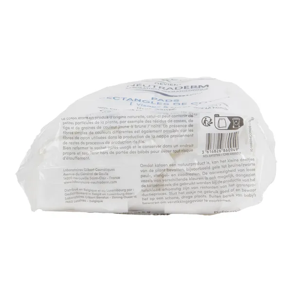 Gilbert Neutraderm rectangles de coton