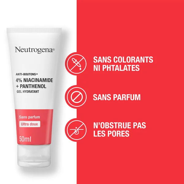 Neutrogena Anti-boutons+ Gel Hydratant visage