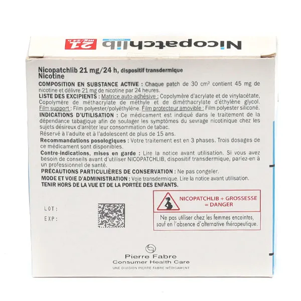 Nicopatchlib 21 mg/24 h