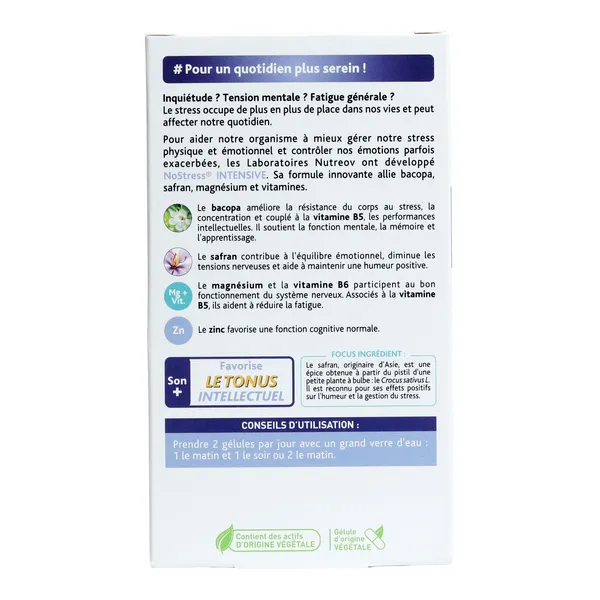No stress Intensive gélules