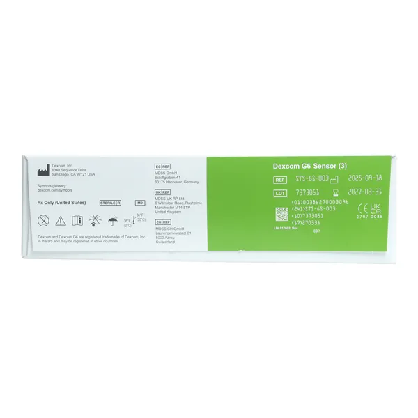 Dexcom G6 capteur par 3