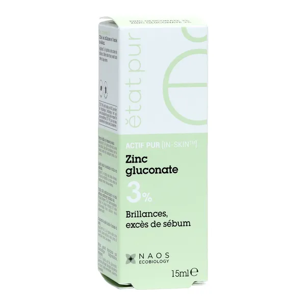 Etat pur Zinc gluconate 3%
