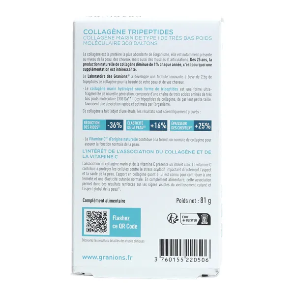 Granions Collagène tripeptides comprimés