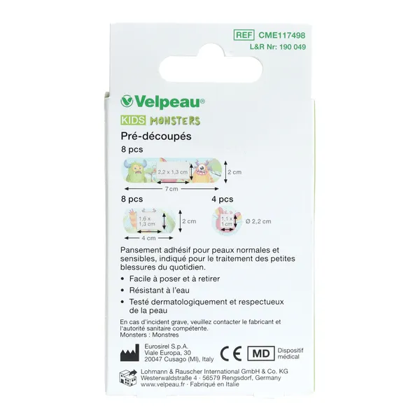 Velpeau Kids Monsters pansements pour enfant
