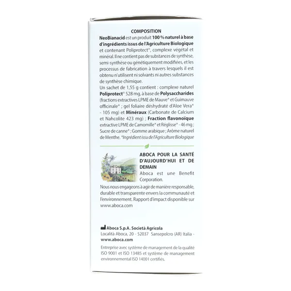 Aboca NéoBianacid sachets dose