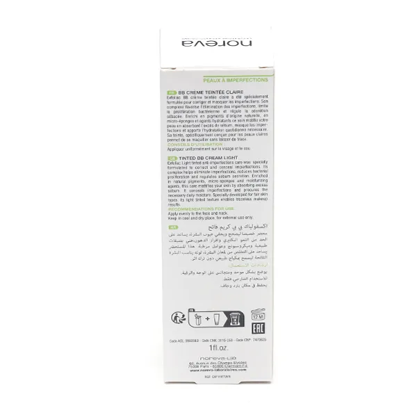 Noreva Exfoliac BB Crème anti-imperfections 30 ml