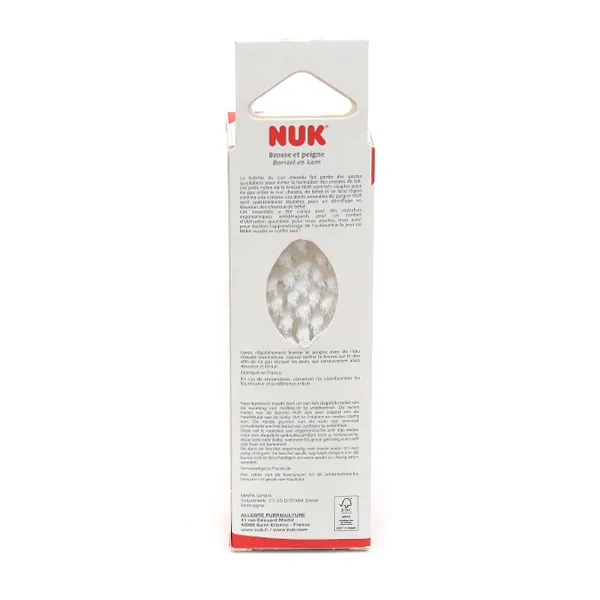 Nuk Brosse cheveux et peigne pour bébé