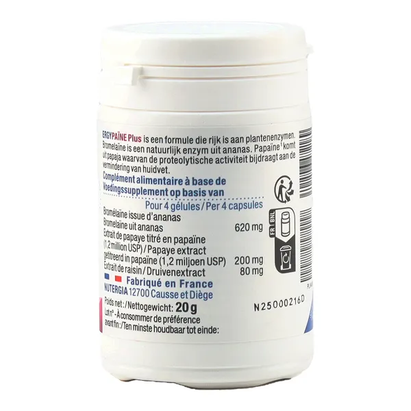 Nutergia Ergypaïne Plus gélules