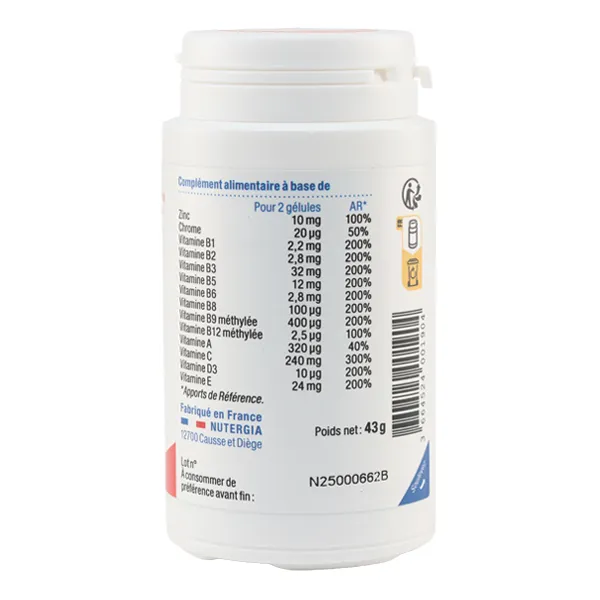 Nutergia Ergytonic MultiCébé gélules