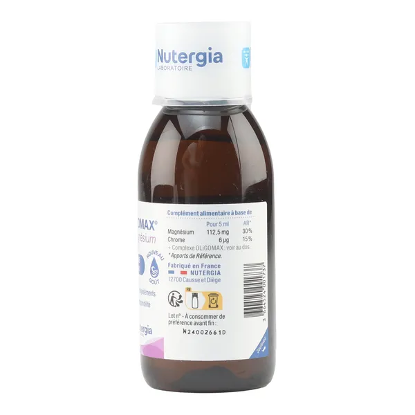Nutergia Oligomax Magnésium solution buvable