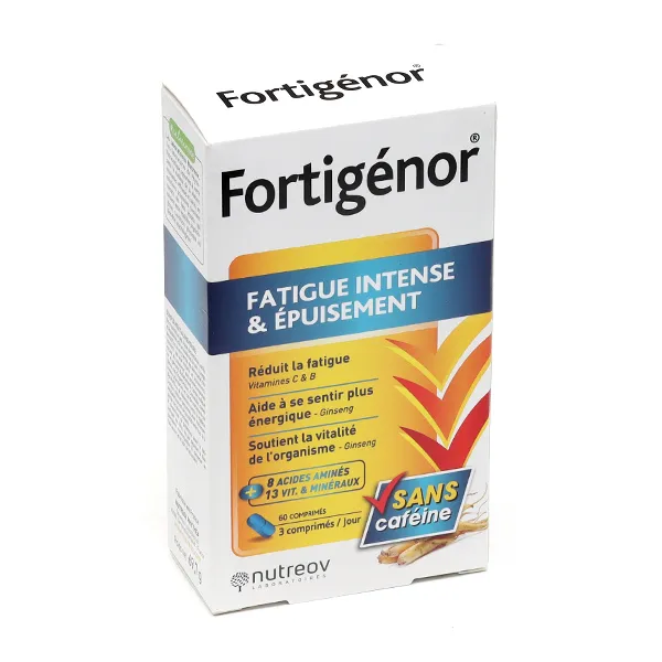 Fortigenor Fatigue intense et épuisement comprimés