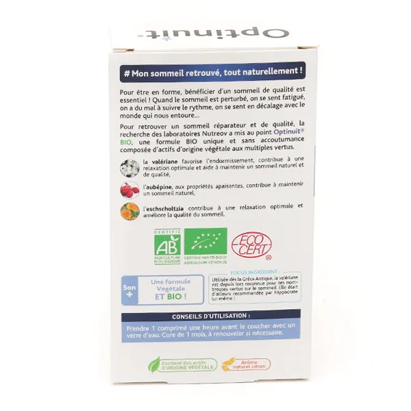 Optinuit Sommeil Bio comprimés