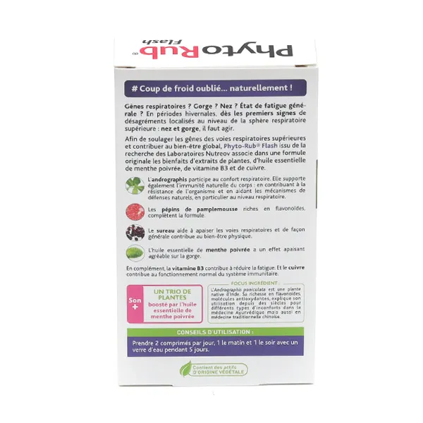 PhytoRub Flash Nez et Gorge comprimé