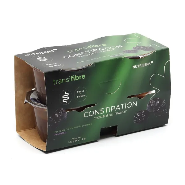 Nutrisens Transifibre purée de fruits Pruneau