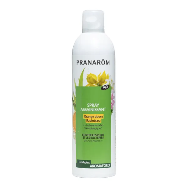 Pranarom Aromaforce spray assainissant Orange douce Ravintsara Bio