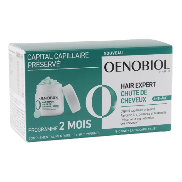 Oenobiol Hair Expert Chute de cheveux Anti Age comprimés
