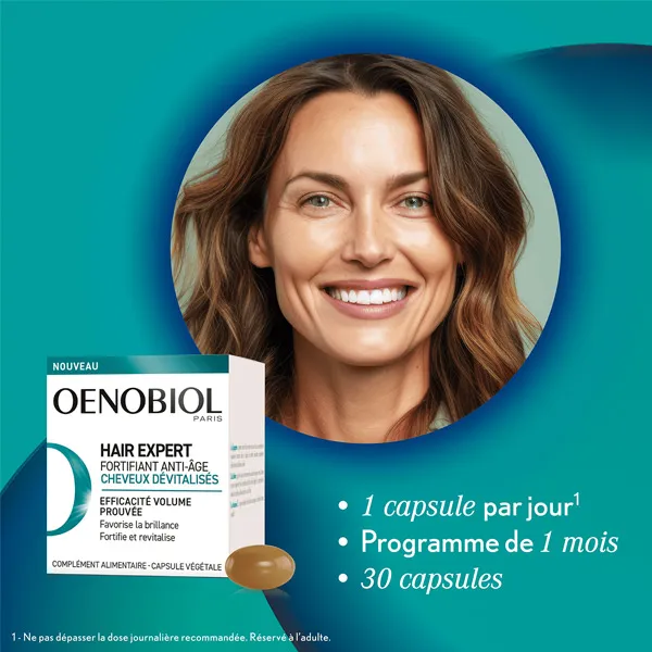 Oenobiol Hair Expert Fortifiant Anti Age capsules