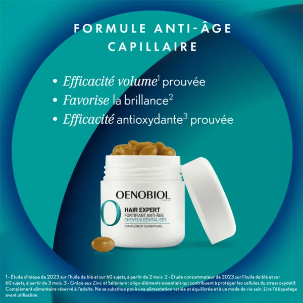 Oenobiol Hair Expert Fortifiant Anti Age capsules