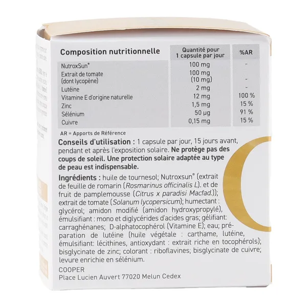 Oenobiol Sun Expert Préparateur solaire accélérée capsules