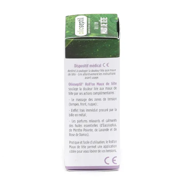 Olioseptil Roll on maux de tête aux huiles essentielles