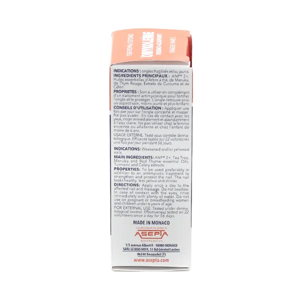 Onykoleïne solution assainissante ongle