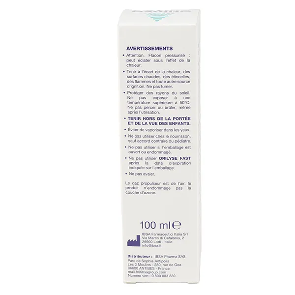 Orilyse fast Spray auriculaire