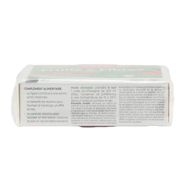 Ortis Fruits et Fibres Forte transit intestinal cubes