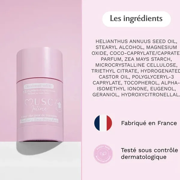 Musc Intime Déodorant Naturel