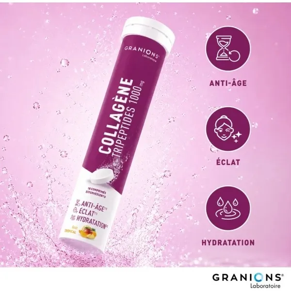 Granions Collagène tripeptides 1000 mg comprimés effervescents