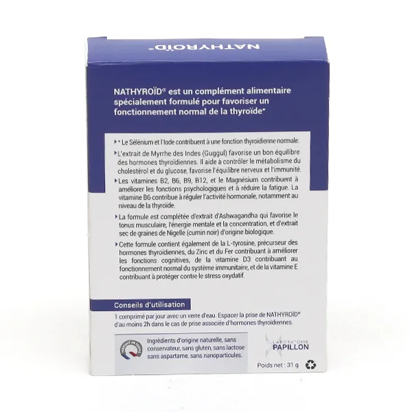 Nathyroïd iode comprimés