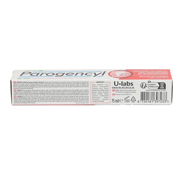 Parogencyl Soin intensif Gencives dentifrice