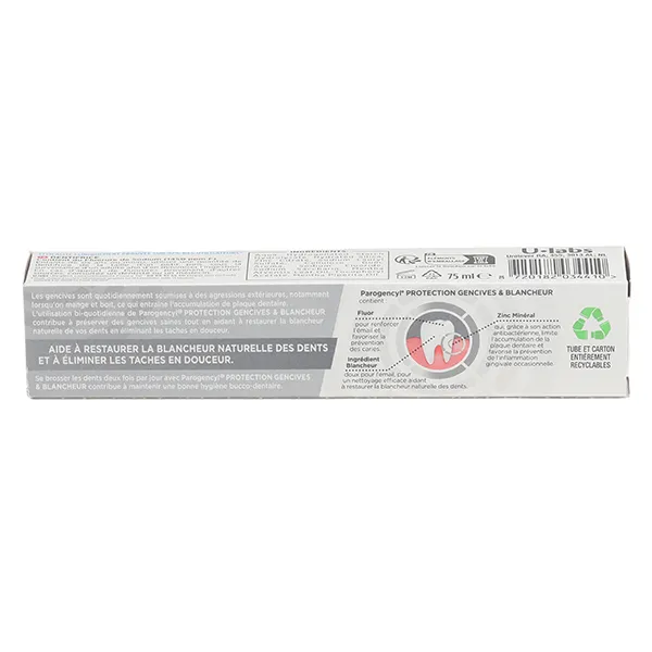Parogencyl Protection Gencives et Blancheur dentifrice