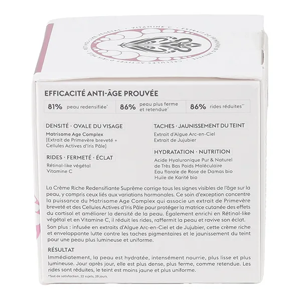 Patyka Age global supreme crème riche redensifiante suprême bio