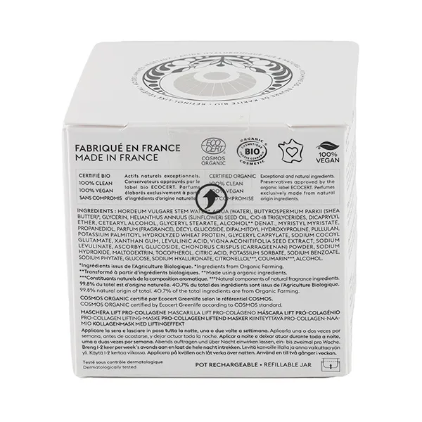 Patyka masque lift pro-collagène Nuit bio