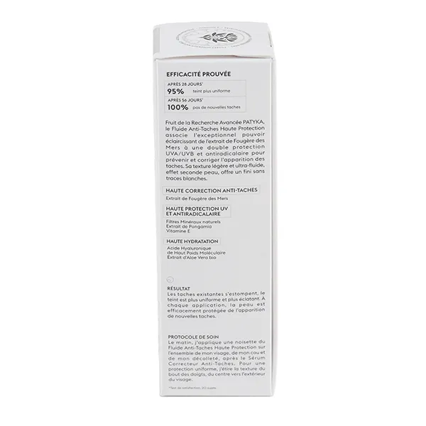 Patyka Fluide Anti-taches Haute protection SPF30 Bio