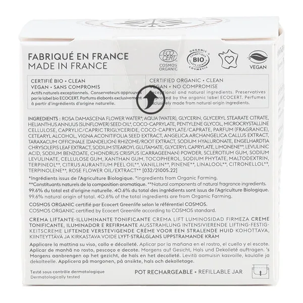 Patyka Crème Lift éclat fermeté bio