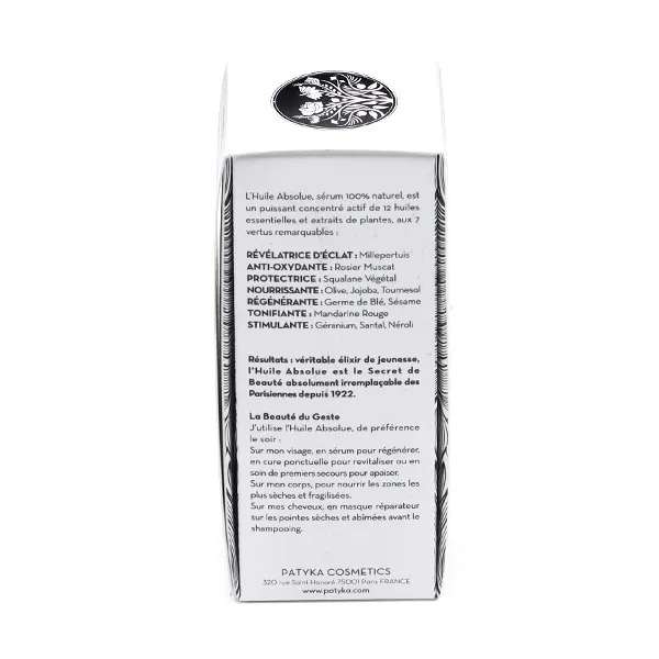 Patyka huile absolue sérum régénérant